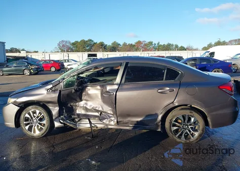 2014 Honda Civic Ex z USA, uszkodzony, nr VIN 19XFB2F89EE209197